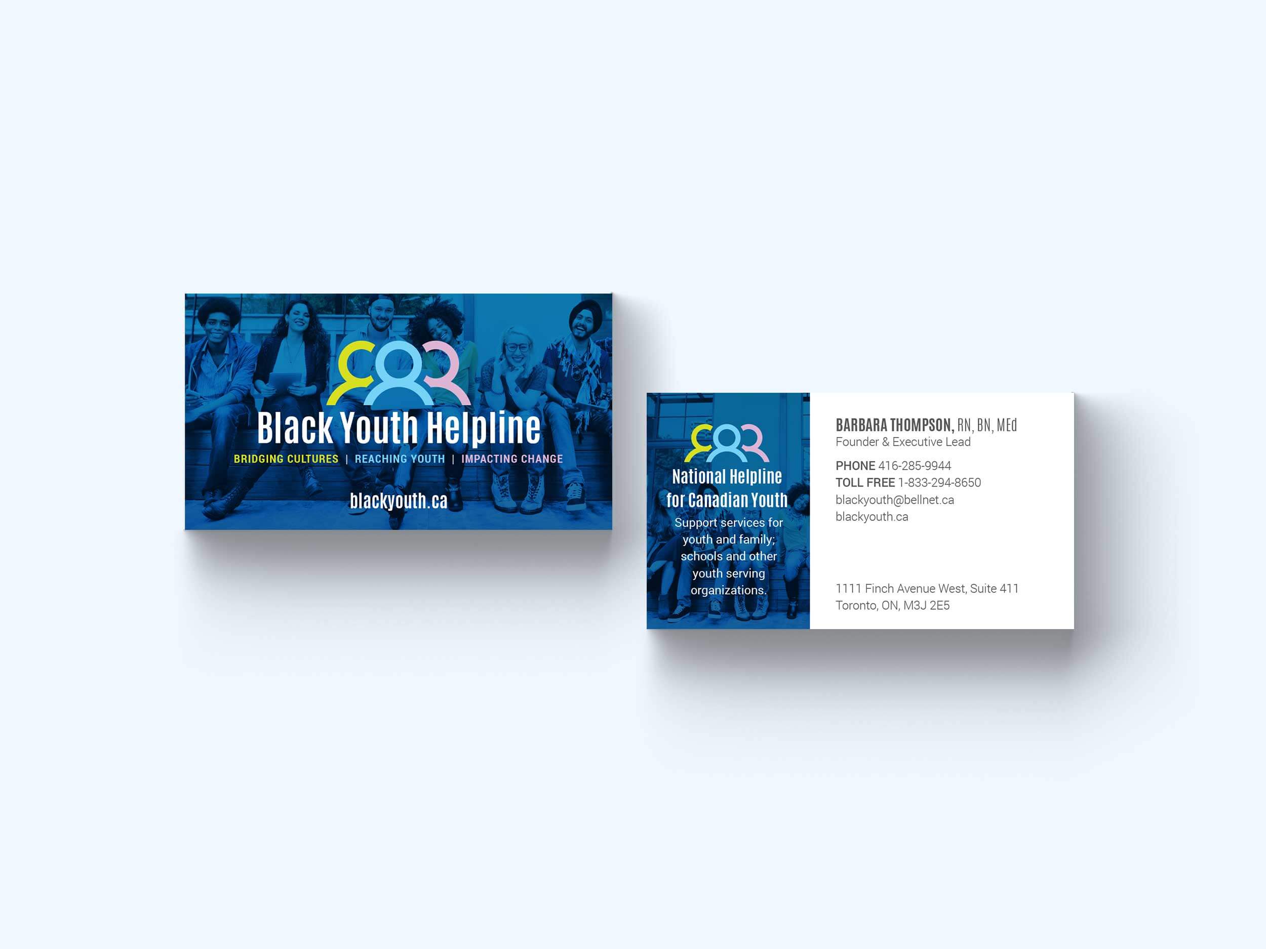 Black Youth Helpline – Business Card