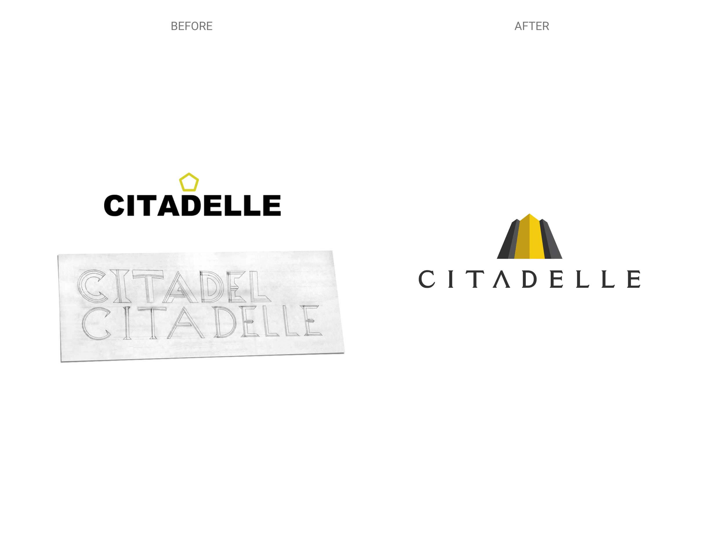 Citadelle – Logo – Before & After