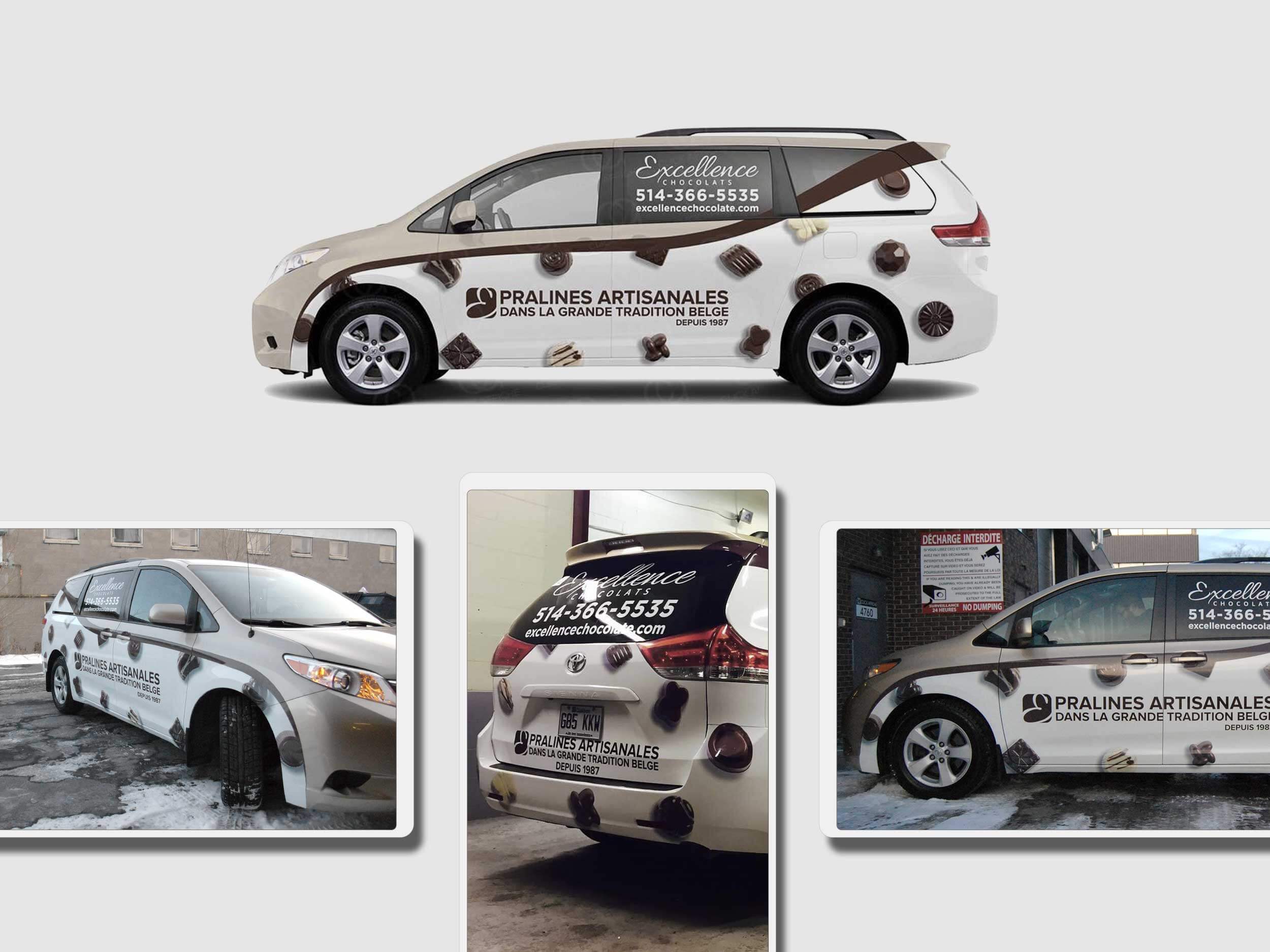 Excellence Chocolate – Car Wrap