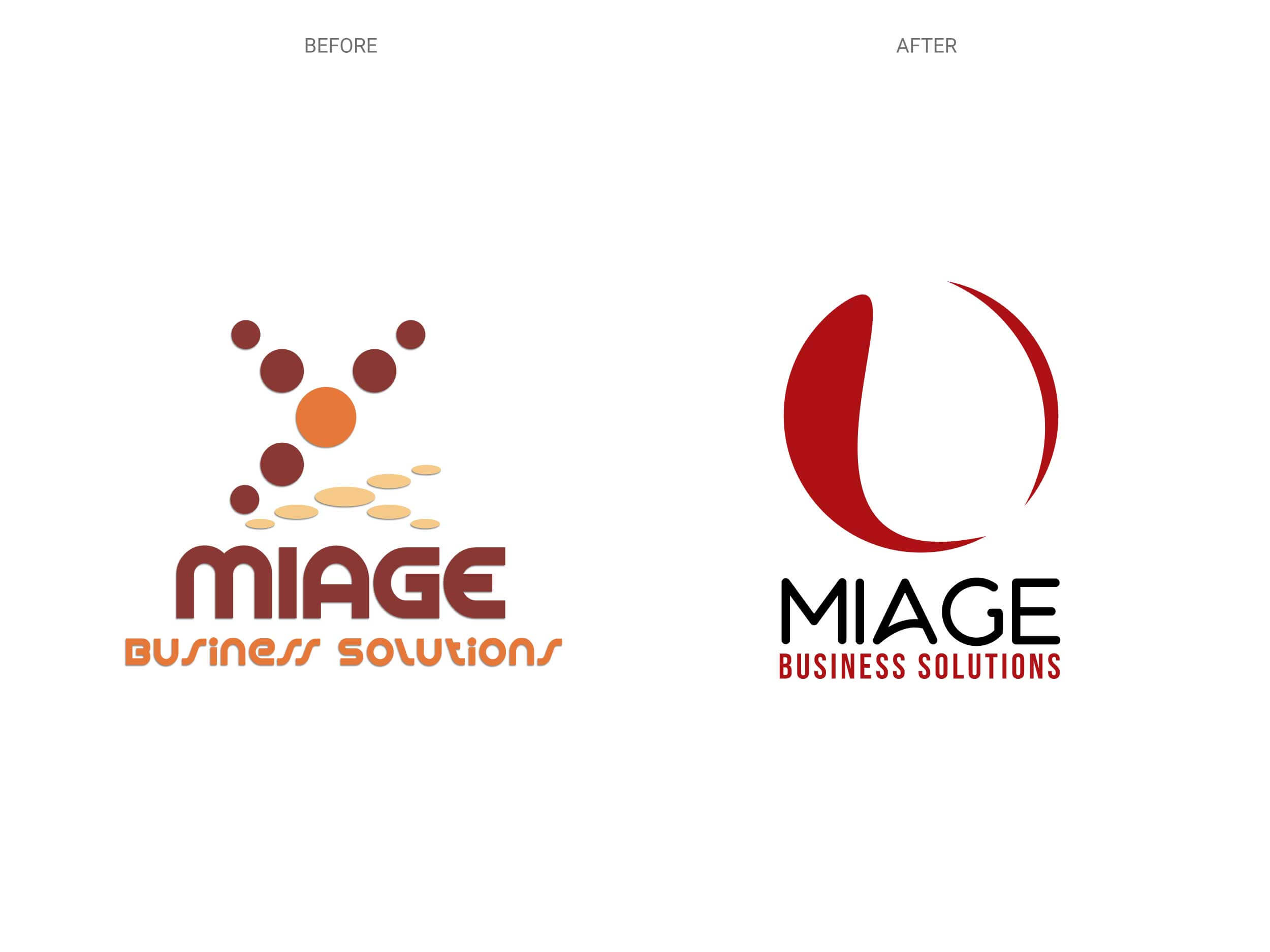 Miage – Logo – Before & After