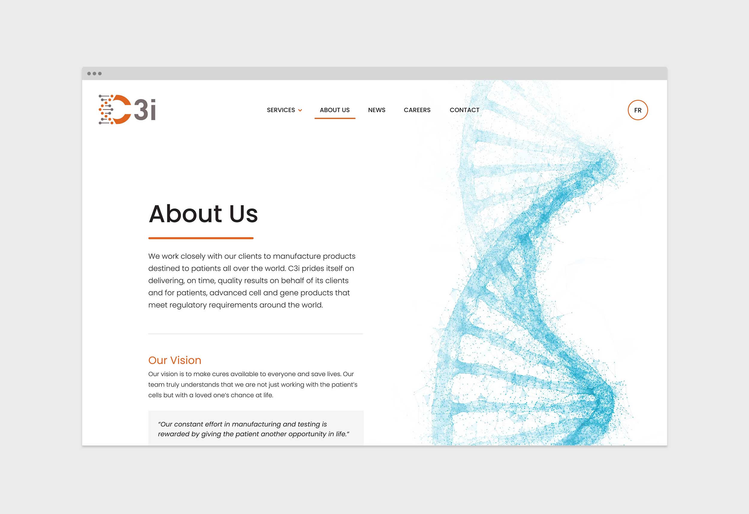C3i – Website – About 01