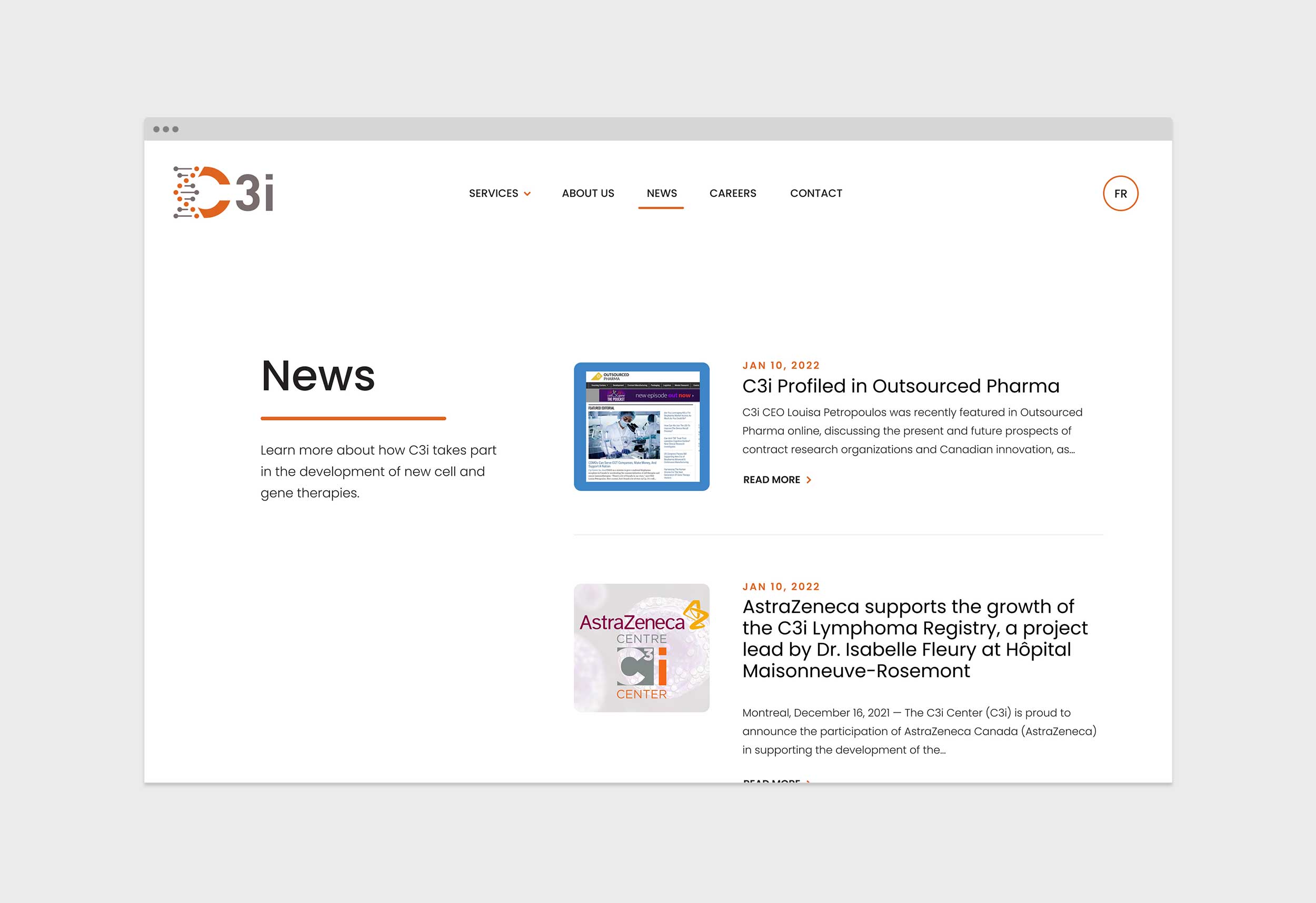 C3i – Website – News 01